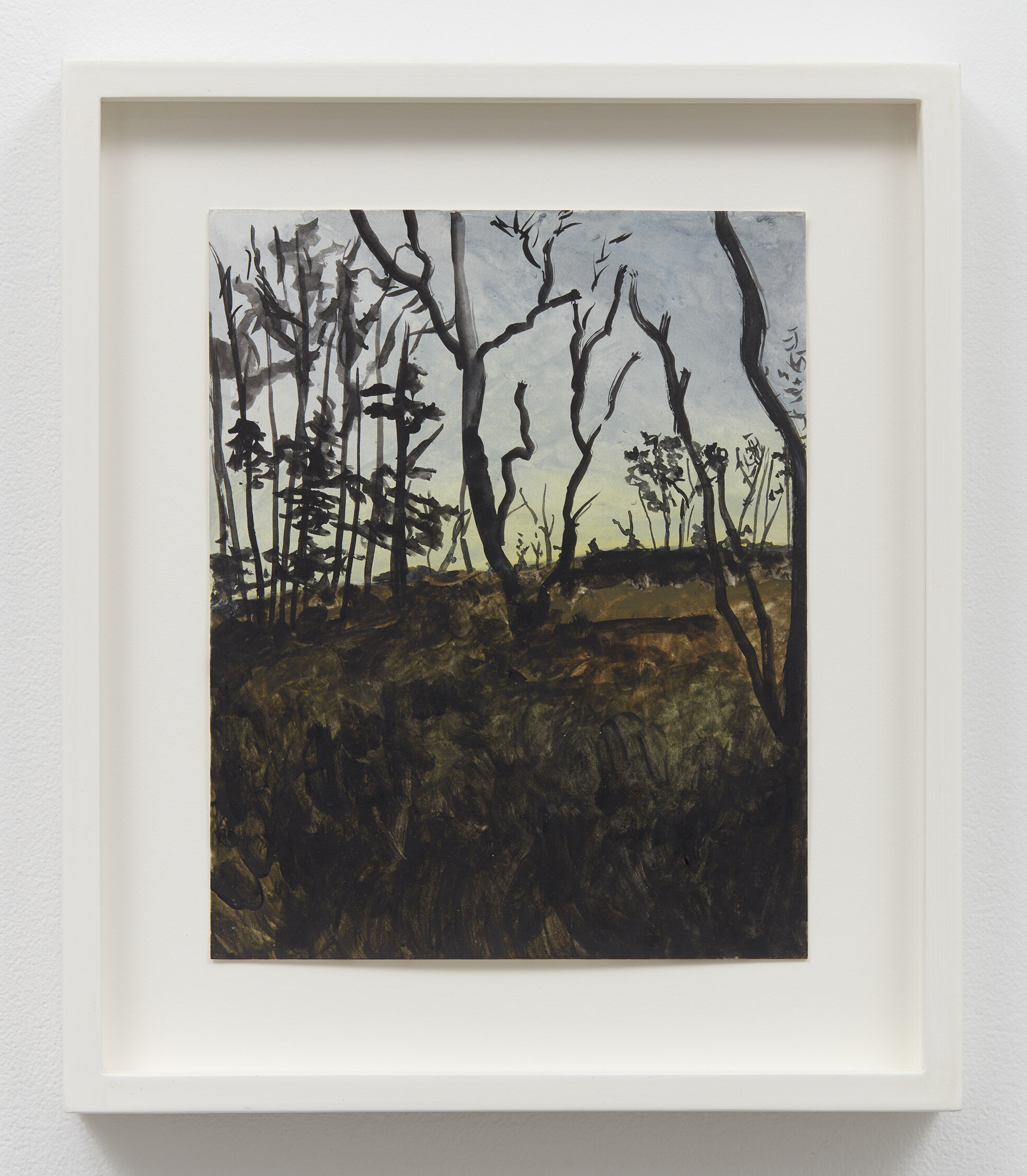 John Hodgkinson, <i>Untitled</i>, 2025. Watercolor on paper, 14 x 12 in (35.56 x 30.48 cm)